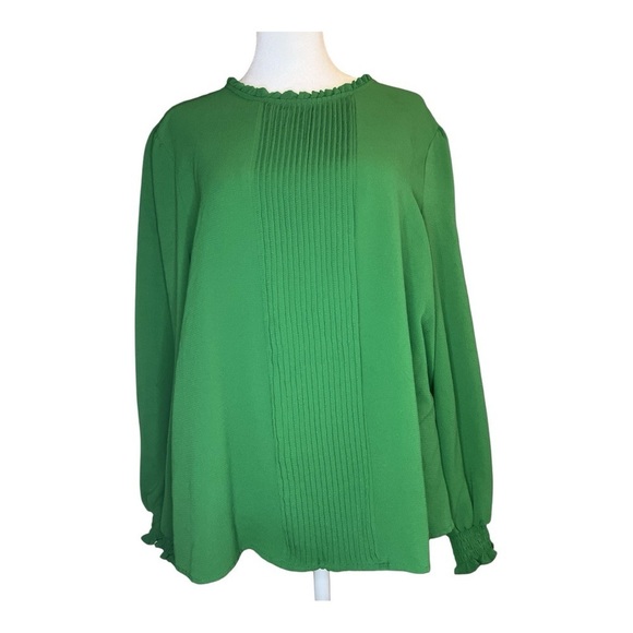 CeCe’s Kelly green blouse size 
XL Women's Top - Picture 1 of 6